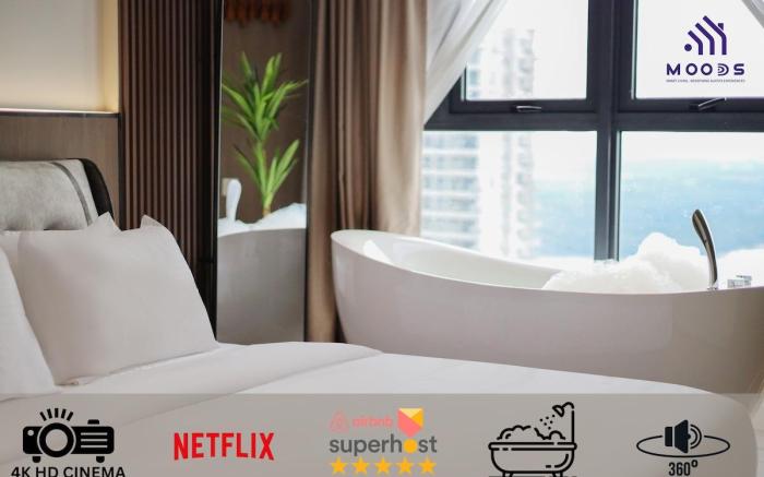 Luxury Premium Sea View Bathtub Jiaguci 