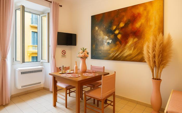 Colosseum window Rome Apartment