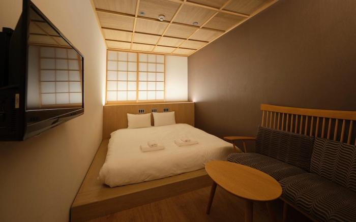 東本願寺徒歩3分の町家風ホテル/五条駅徒歩5分/クイーンベッド/京都駅徒歩圏/利々京都/5