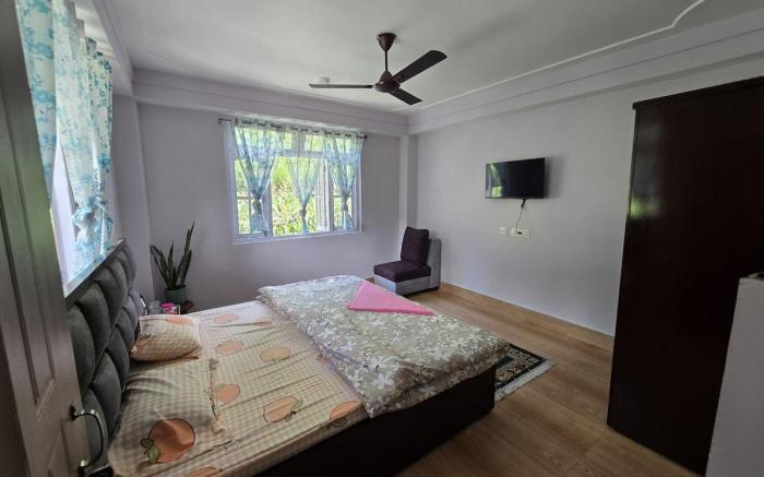 Bedroom with king bed