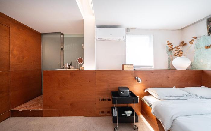 {颡道}茶艺/茶色古香/全屋木艺/新闸路/静安寺/独门独户一居室