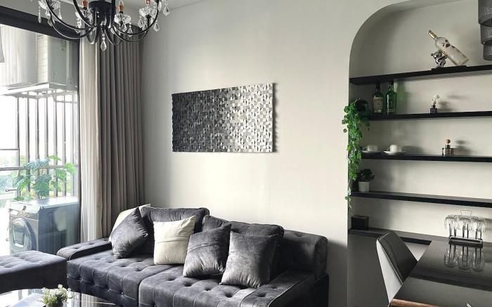 Căn hộ 1 phòng ngủ, view hồ, máy chiếu, tivi lớn, 