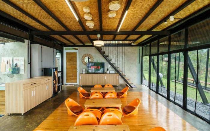 Retreat farm hill villa nature fog sunrise for 23