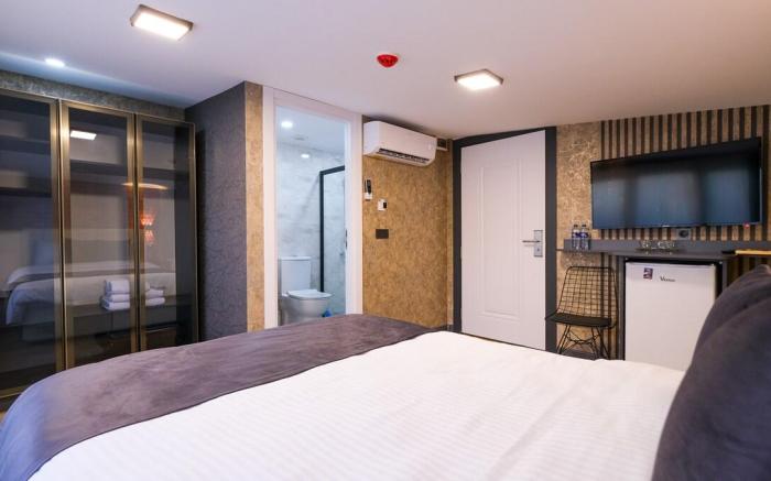 Modern Escape with Balcony Charm