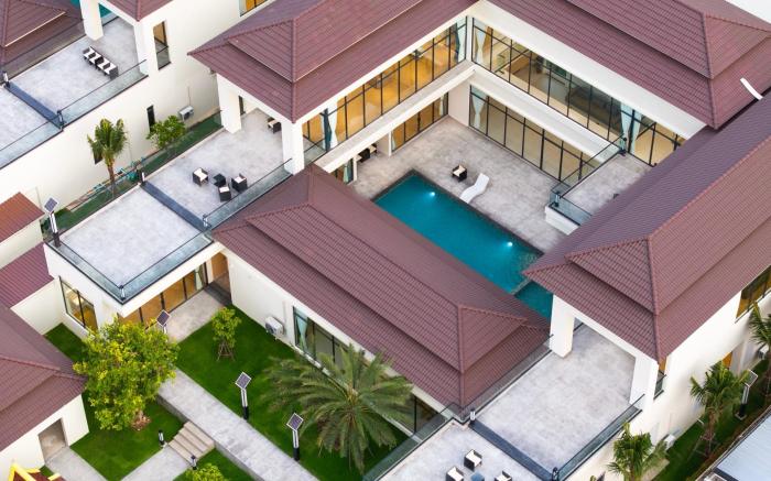 中天海滩 10卧豪华泳池别墅，可住26人 设备齐全