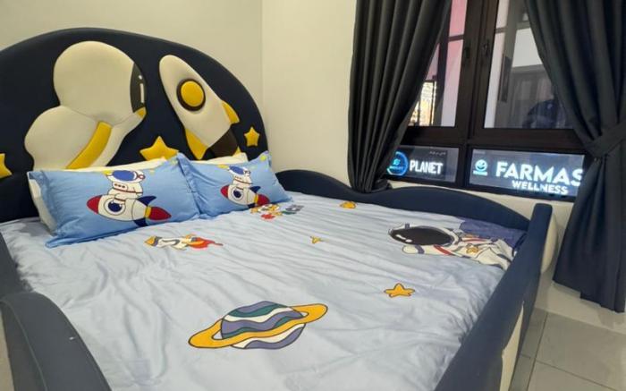 Totoo Homestay SPACESHIp/Kids Friendly/2 bedroom/