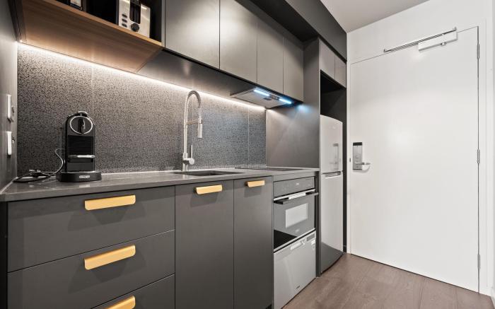 Modern Studio with BBQ Area