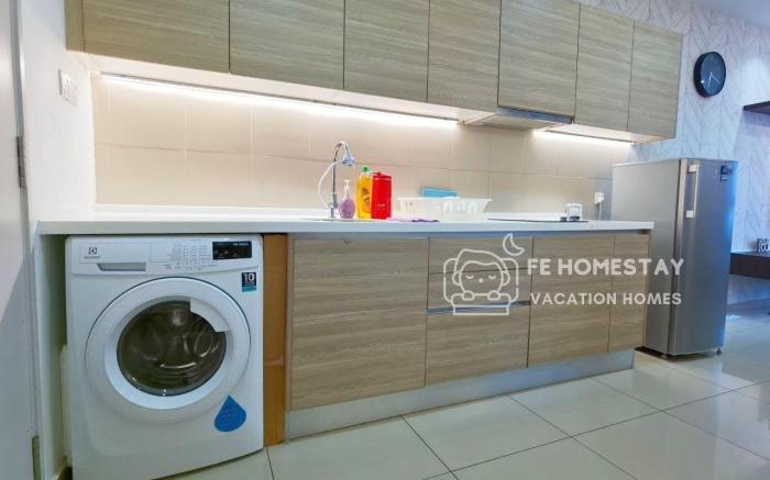 FE Cozy iCity Homestay 2BR 3PAX IDCC SACC PKNS