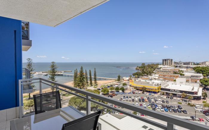 Seaside Escape with Pool, Balcony and Views