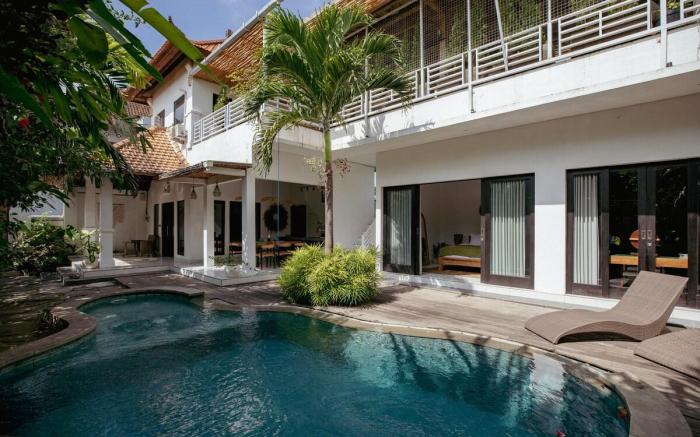 Villa Satya • Rooftop Sunset Bath + Ricefield View