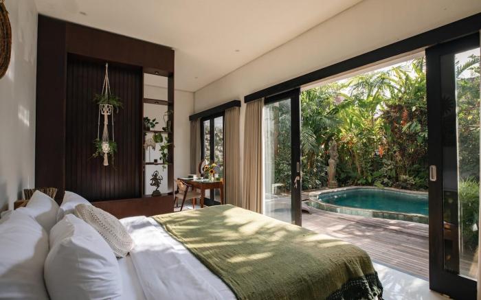 Villa Satya • Rooftop Sunset Bath + Ricefield View