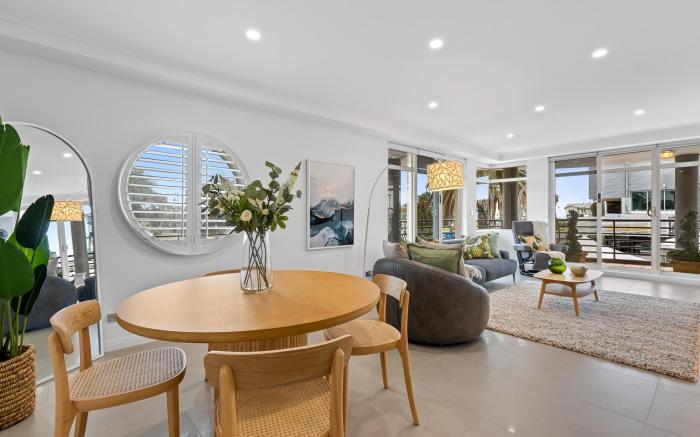 Scenic Beachside 3-bedroom with Water Views