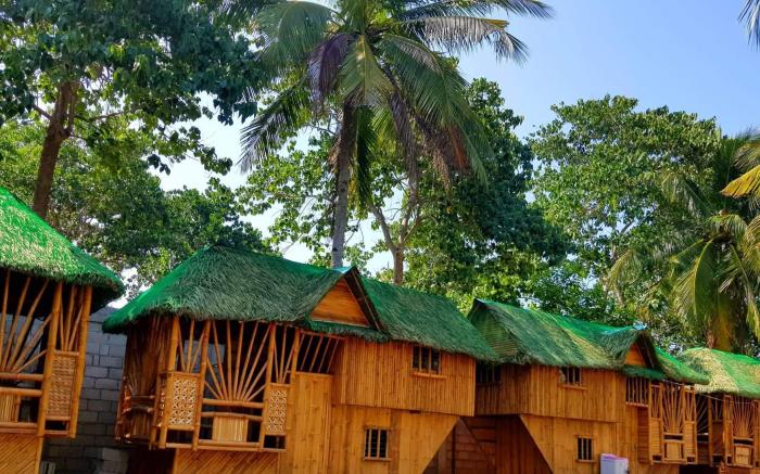 Bamboo house 3 - 2 rooms private bathroom @Nirvana
