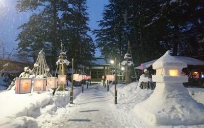 【僅此一團】東北米澤雪燈籠祭~藏王樹冰纜車‧花長井電車白兔站長‧松島遊船‧上杉神社‧螃蟹燒肉吃到飽五日｜花卷旅遊