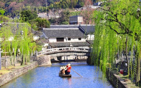 岡山四國｜仁淀川屋形船.炙燒鰹魚DIY.和紙體驗.日曜市集.今治毛巾.倉敷美觀.道後溫泉五日