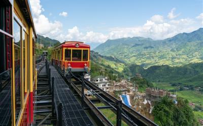 越南旅遊｜【北越沙壩健行7日】過夜火車體驗.梯田健行.番西邦纜車.下龍灣女皇遊船.河內巡禮(含簽)