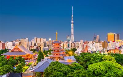 漫步江戶風情｜樂遊東京淺草微笑自由行5日｜含稅/兩人成行