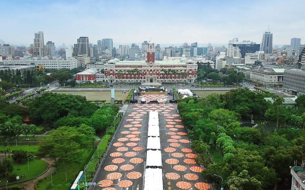 開幕活動「凱道內山日」空拍