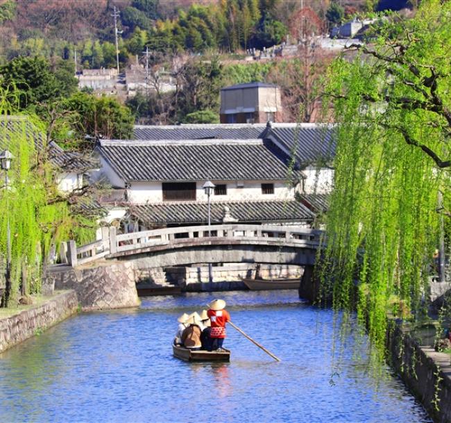 岡山四國｜仁淀川屋形船.炙燒鰹魚DIY.和紙體驗.日曜市集.今治毛巾.倉敷美觀.道後溫泉五日