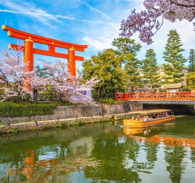 櫻花季│京阪奈賞櫻名所~平安神宮.清水寺.勝尾寺.環球影城.和服體驗.螃蟹吃到飽五日