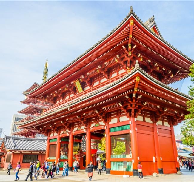 東京旅遊｜迪士尼雙樂園暢遊.雷門淺草寺.蘆之湖海盜船.富士美景.螃蟹溫泉五日