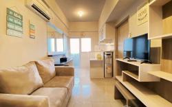 Relaxing 1BR Newton Residence Bandung By Travelio