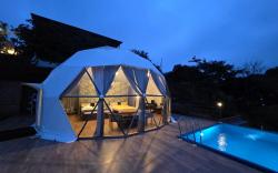 Deluxe dome with plunge Pool