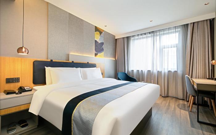 Home Inn Style Linfen Xiangfen Landscape Bridge Longshan Road County Government