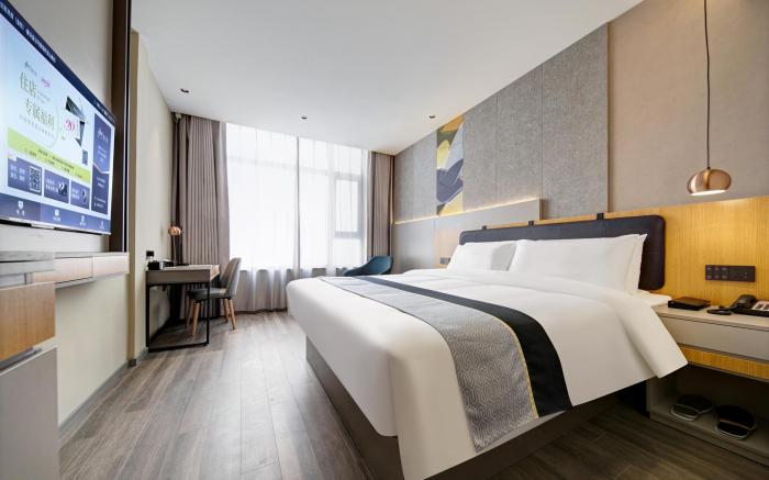 Home Inn Style Linfen Xiangfen Landscape Bridge Longshan Road County Government