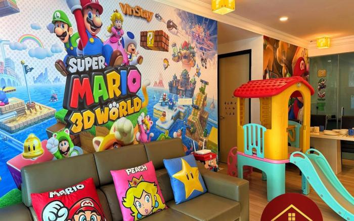 The Wave 6Pax【Super Mario Theme】100寸投影大荧幕|小孩滑梯|游戏机
