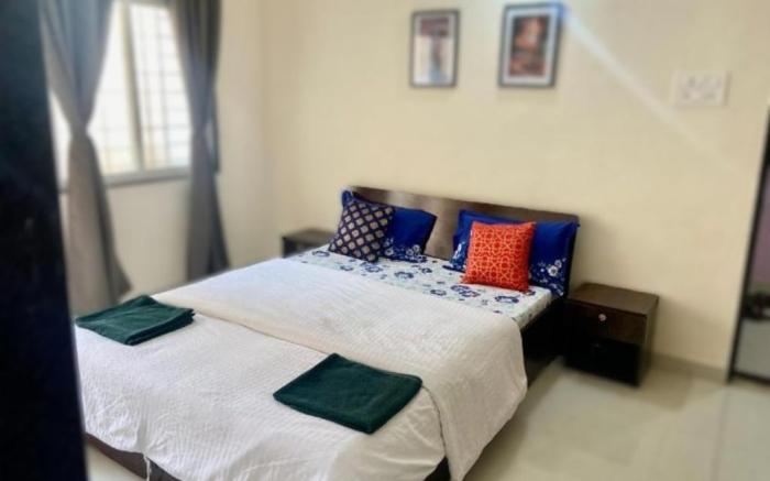 1 BHK flat with Free Wi Fi Kitchen