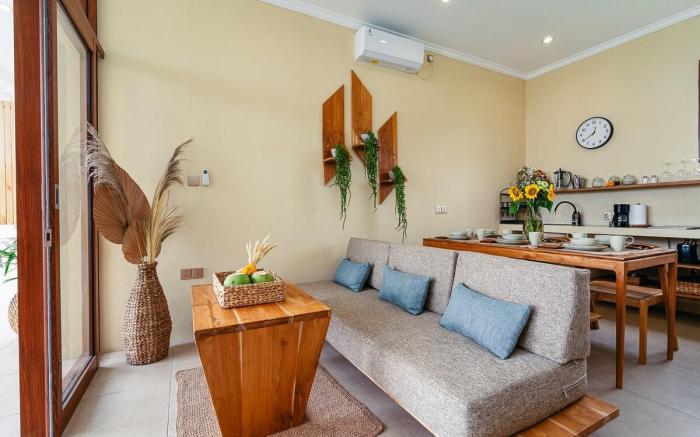 Charming 3BR Villa–Pool, Rice Fields, 10 Min Beach