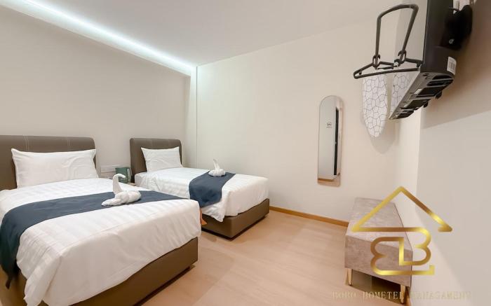 Private Twin Room + Bathroom @ Ipoh Town TV&Wifi