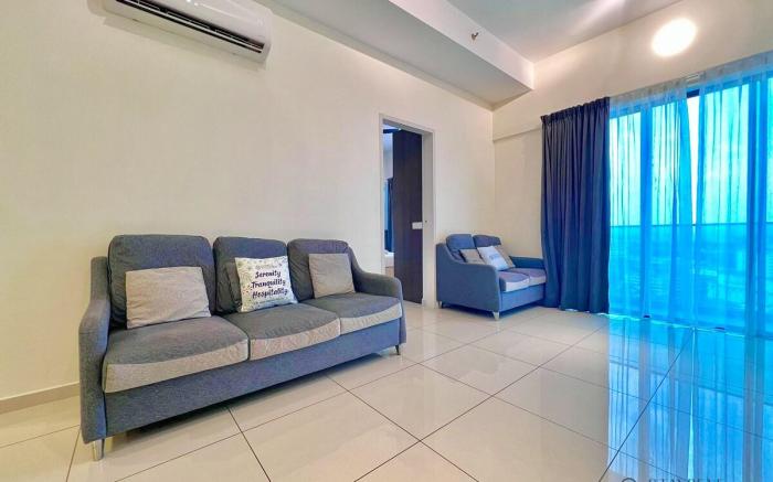 21·Ong Kim Wee Melaka/3BR 6Pax/FreeWiFi/Balcony