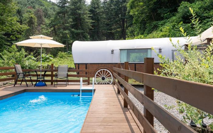 Gapyeong Manwol Aegyeon Pool Glamping