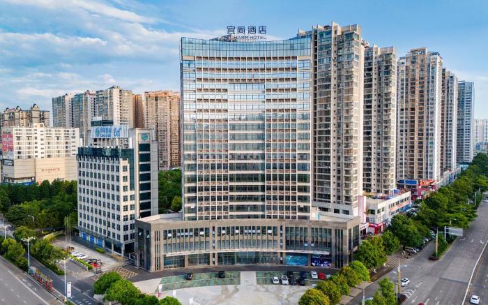 Echarm Hotel Laibin North Station Zhenghe Pedestrian Street Zhonghui Financial Building