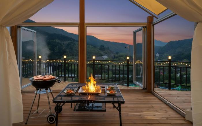 Gapyeong Manwol Aegyeon Pool Glamping