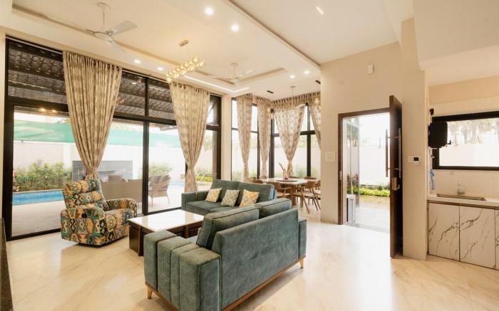 Aaramghar Stays - 4BR Pool Villa Serene II