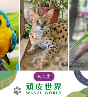 台南-頑皮世界野生動物園敬老票