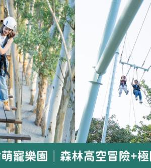 嘉義-咩咩上樹萌寵樂園| 森林高空冒險&極限大擺盪